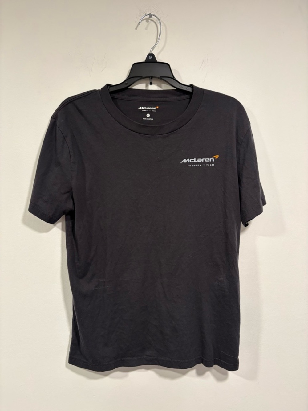 McLaren Formula 1 Team Men's Black Logo Crew Tee